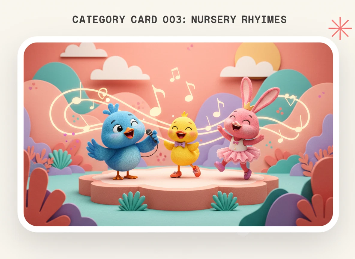 Nursery Rhymes generated artwork