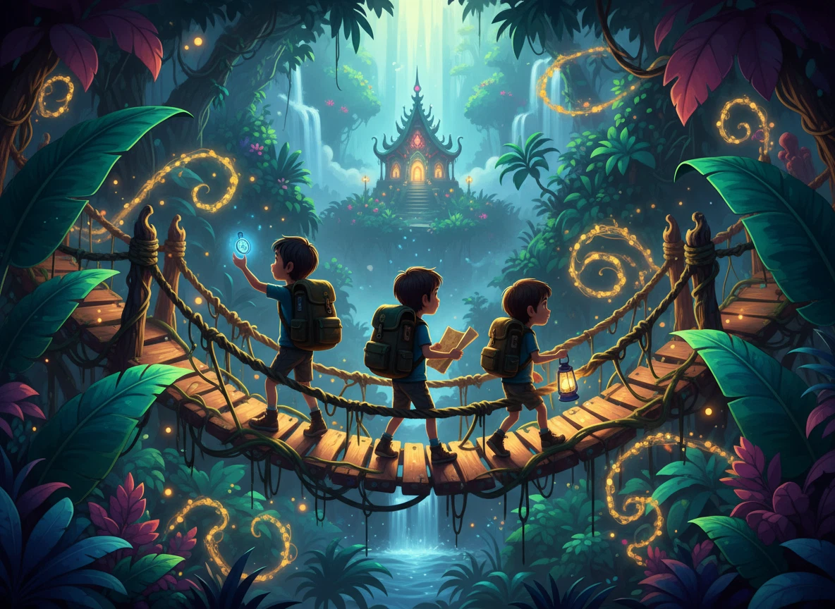Kids Adventure Stories generated artwork