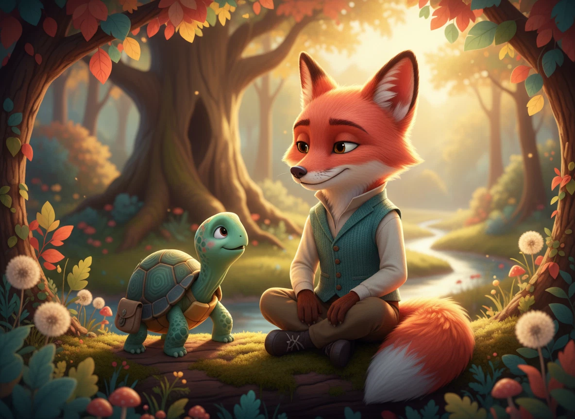 Animal Fables generated artwork