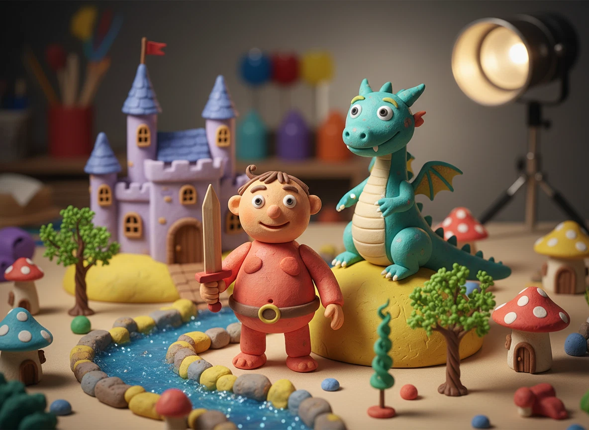 Claymation Stories generated artwork