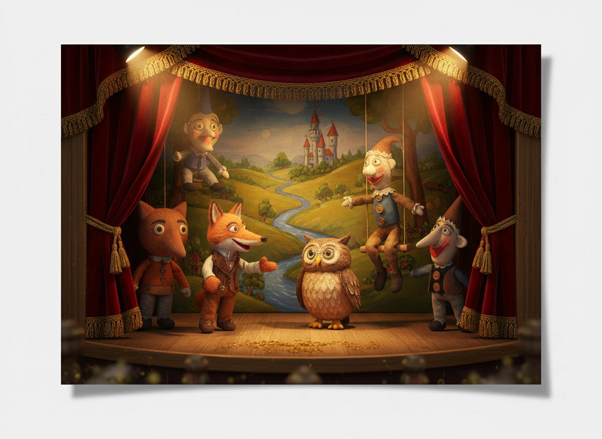Puppet Theatre generated artwork
